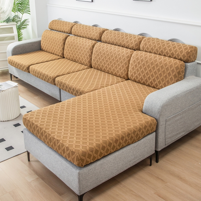 91家纺网 家纺一手货源 找家纺 （总）千彤沙发垫 2024新款常规款拉花菱形格沙发套系列