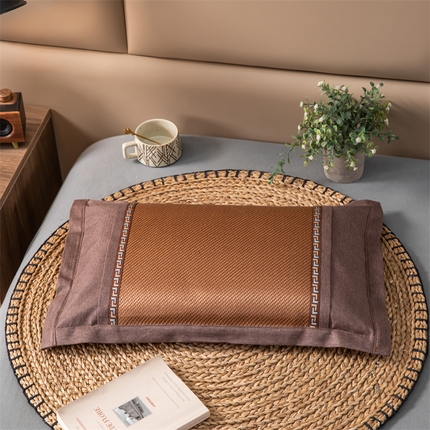 91家纺网 家纺一手货源 找家纺 （总）织布人 2024新款荞麦枕夏季凉感丝冰藤枕头全荞麦枕学生成人颈椎枕头枕芯