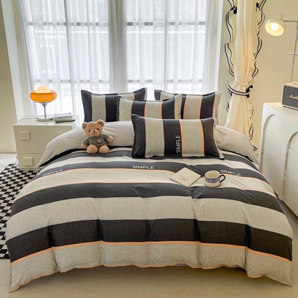 91家纺网 家纺一手货源 找家纺 （总）宏源家纺 2024新款亲肤芦荟棉印花四件套-四月新品