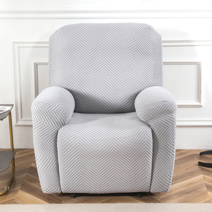 91家纺网 家纺一手货源 找家纺 千彤沙发垫 2024新款芝华士沙发套拉花绒人字纹系列 银灰