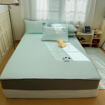 91家纺网 家纺一手货源 找家纺 （总）红嘴企鹅 2025新款凉豆豆床笠凉席