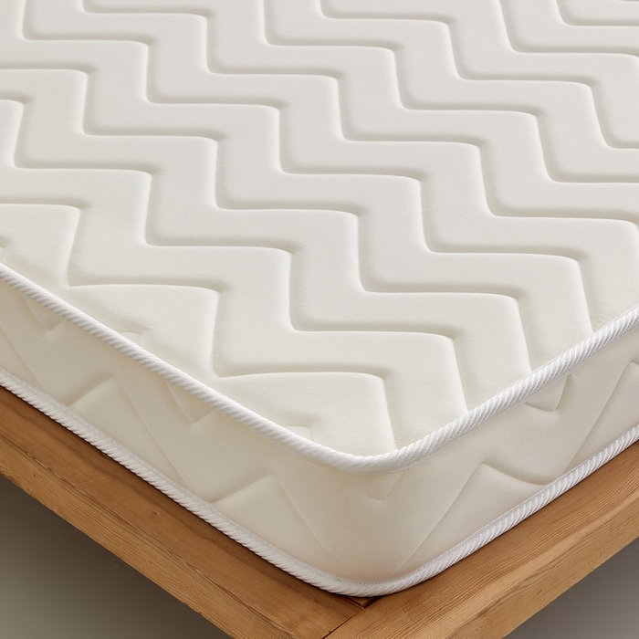 91家纺网 家纺一手货源 找家纺 祁恋婷 2024新款牛奶丝乳胶加记忆棉加棕床垫【床垫遮盖物】 曲线-白 棕垫款