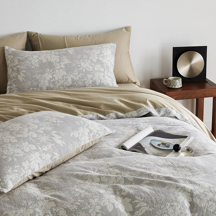 91家纺网 家纺一手货源 找家纺 （总）千朵森 2024新款水洗棉色织提花四件套 风格一