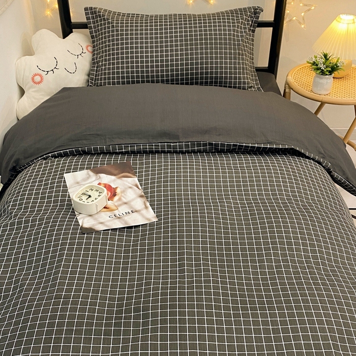 91家纺网 家纺一手货源 找家纺 茗婷家纺 2025款13372纯棉学生宿舍上下铺三六件套 慕尚