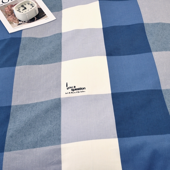 91家纺网 家纺一手货源 找家纺 茗婷家纺 2025款13372纯棉学生宿舍上下铺三六件套 英伦