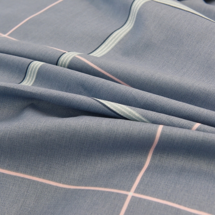 91家纺网 家纺一手货源 找家纺 茗婷家纺 2025款13372纯棉学生宿舍上下铺三六件套 简美