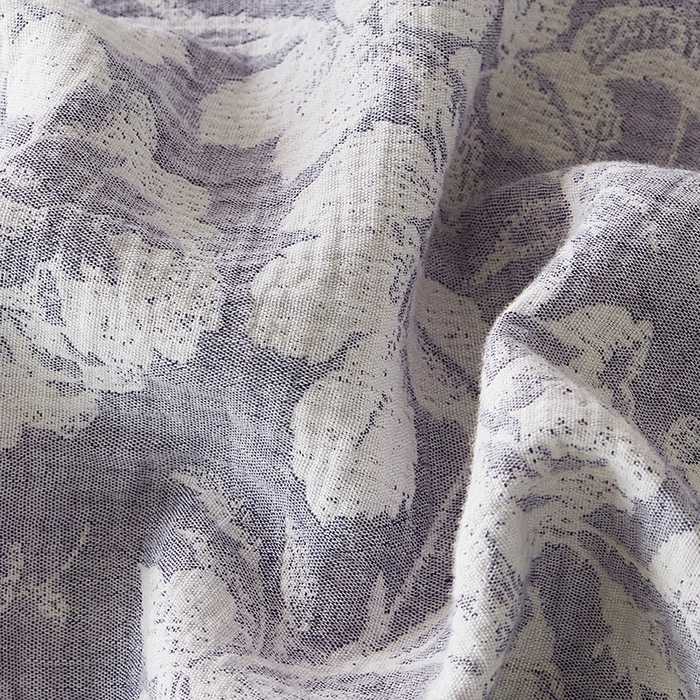 91家纺网 家纺一手货源 找家纺 千朵森 2024新款水洗棉色织提花四件套 风格一 采薇