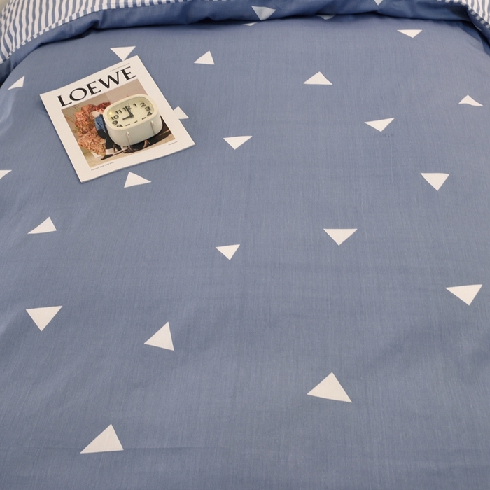 91家纺网 家纺一手货源 找家纺 茗婷家纺 2025款13372纯棉学生宿舍上下铺三六件套 摩登