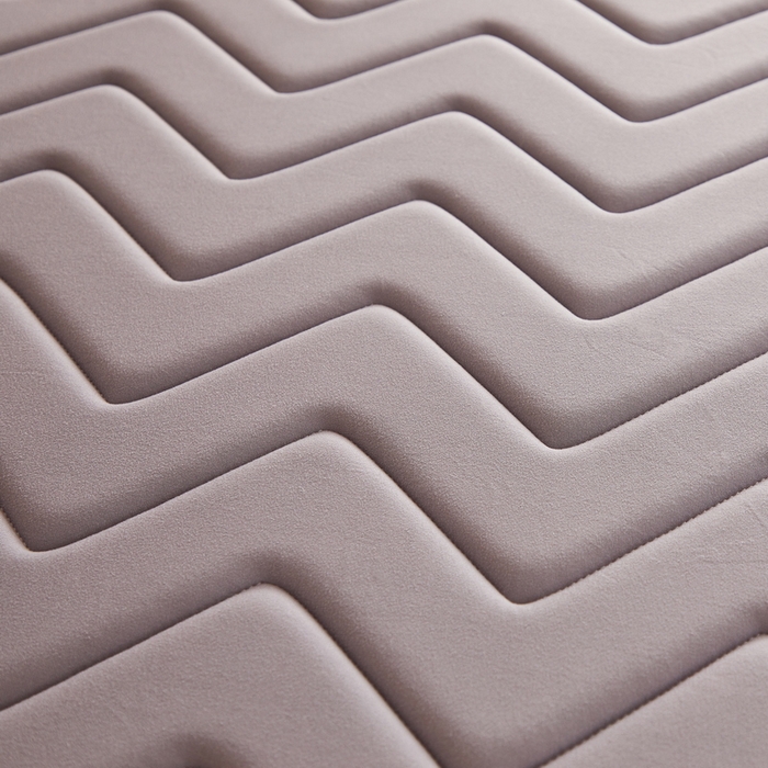 91家纺网 家纺一手货源 找家纺 祁恋婷 2024新款牛奶丝乳胶加记忆棉加棕-学生床垫【床垫遮盖物】 曲线-灰 棕垫款