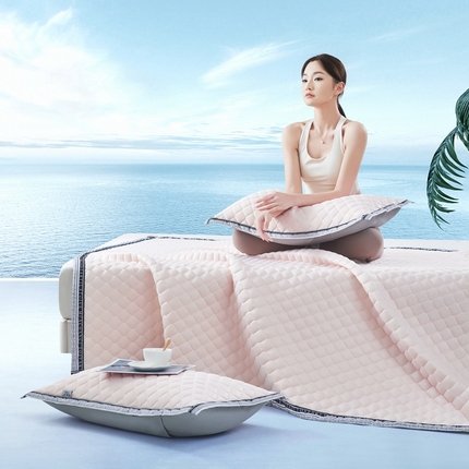 91家纺网 家纺一手货源 找家纺 （总）好眠好梦家纺 2024新款硅胶凉席夏威夷系列