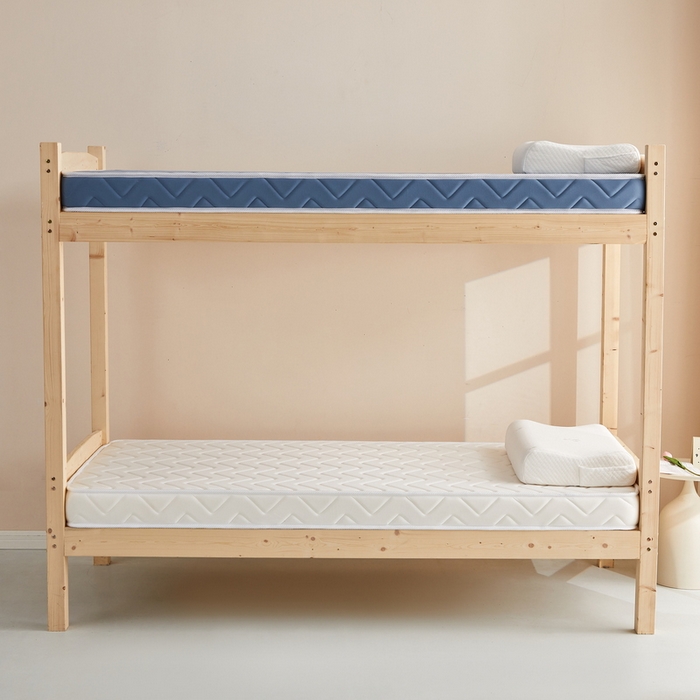 91家纺网 家纺一手货源 找家纺 祁恋婷 2024新款牛奶丝乳胶加记忆棉加棕-学生床垫【床垫遮盖物】 曲线-白 海绵款