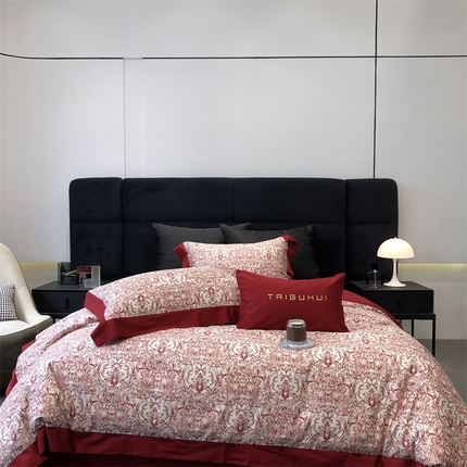 太古汇家居 2024新款数码印花系列 马德里-红