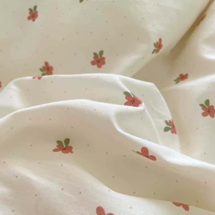 91家纺网 家纺一手货源 找家纺 柠馨 2024新款全棉印花浪漫花边款四件套 拾忆