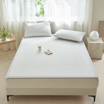 21度C 2024新款PE空气层凉感席--床席款 玫瑰粉