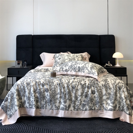 91家纺网 家纺一手货源 找家纺 （总）太古汇家居 2024新款60兰精天丝专版数码印花