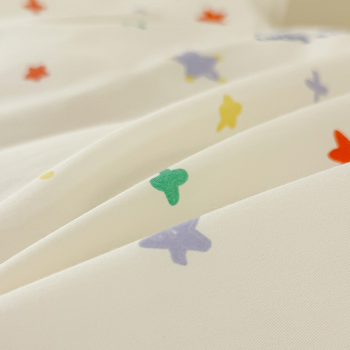 91家纺网 家纺一手货源 找家纺 呗旺鹿 2024新款小清新13372全棉四件套纯棉四件套学生三件套 星冰乐