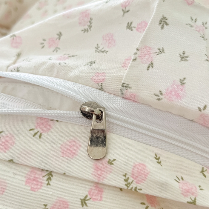 91家纺网 家纺一手货源 找家纺 柠馨 2024新款全棉印花浪漫花边款四件套 芊芊