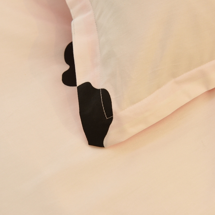 91家纺网 家纺一手货源 找家纺 茗婷家纺 2025款13372纯棉学生宿舍上下铺三六件套 爱的萌牛