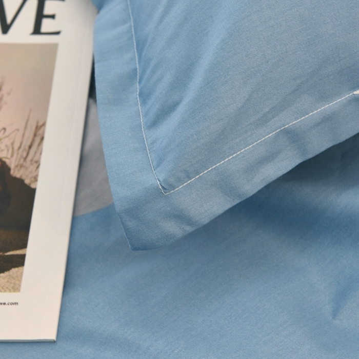 91家纺网 家纺一手货源 找家纺 茗婷家纺 2025款13372纯棉学生宿舍上下铺三六件套 芳菲