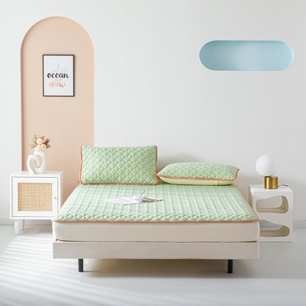 91家纺网 家纺一手货源 找家纺 （总）好眠好梦家纺 2024新款硅胶软席爱琴海系列-床笠款