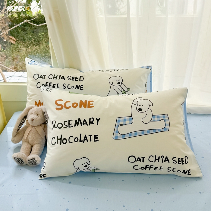 91家纺网 家纺一手货源 找家纺 呗旺鹿 2024新款小清新13372全棉四件套纯棉四件套学生三件套 乐乐熊