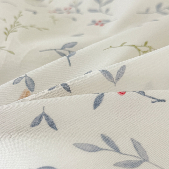 91家纺网 家纺一手货源 找家纺 呗旺鹿 2024新款小清新13372全棉四件套纯棉四件套学生三件套 田园兔