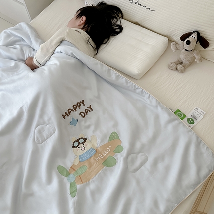 91家纺网 家纺一手货源 找家纺 （总）西西家居 2024新款A类正宗60支兰精天丝儿童夏被