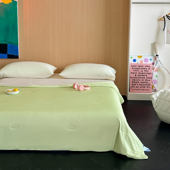 91家纺网 家纺一手货源 找家纺 （总）昔可家纺 2024新款冰淇淋瓜瓜夏凉被