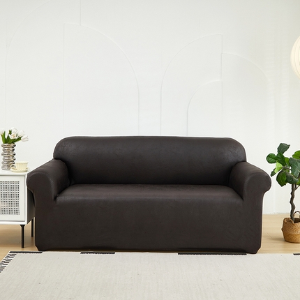 共鸣沙发套 2024新款纳米科技布系列沙发套 科技布-黑棕