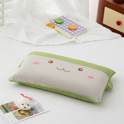 91家纺网 家纺一手货源 找家纺 （总）织布人 2024新款荞麦枕全棉水洗棉婴童0-6-12岁儿童学生枕幼儿园午睡枕