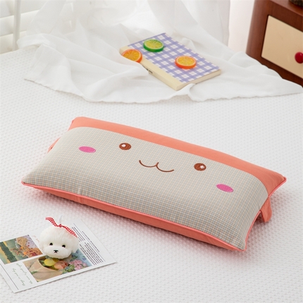 91家纺网 家纺一手货源 找家纺 （总）织布人 2024新款全棉水洗棉婴童0-6-12岁儿童学生枕幼儿园午睡枕头+枕芯