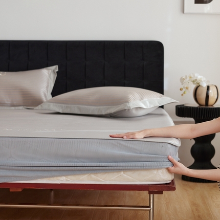 时年家纺 2024新款wish笑脸冰丝凉席 wish 咖