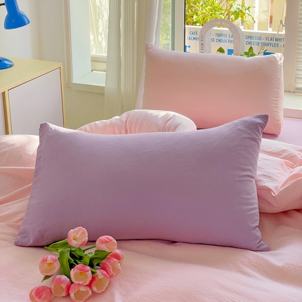 91家纺网 家纺一手货源 找家纺 （总）艾特你  2024新款A类水洗棉单枕套系列