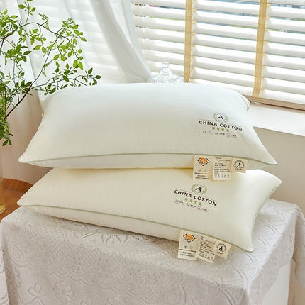 91家纺网 家纺一手货源 找家纺 （总）梦叶草 2025【母婴级】【5A抗菌】【防螨】棉花优品枕头低枕薄矮舒适枕芯