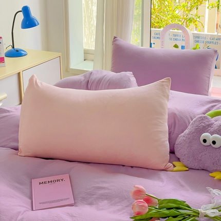 91家纺网 家纺一手货源 找家纺 （总）艾特你  2024新款A类水洗棉单枕套系列