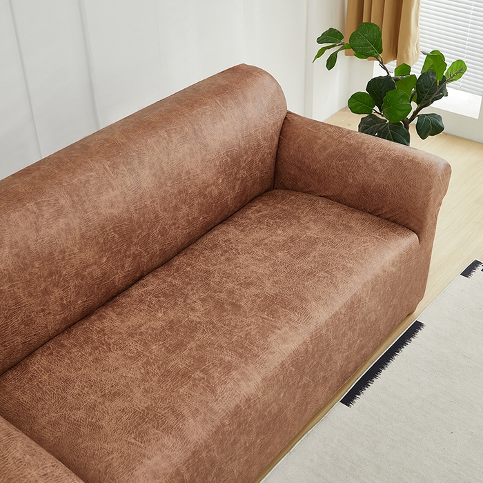 91家纺网 家纺一手货源 找家纺 共鸣沙发套 2024新款纳米科技布系列沙发套 科技布-棕黄