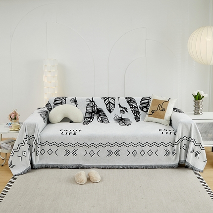 共鸣沙发套 2024新款雪尼尔提花系列沙发巾 屿森