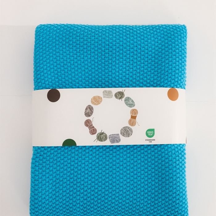 91家纺网 家纺一手货源 找家纺 暖绵绵家纺 2025新款全棉针织纯色毯子毛毯-艾悦 时尚兰