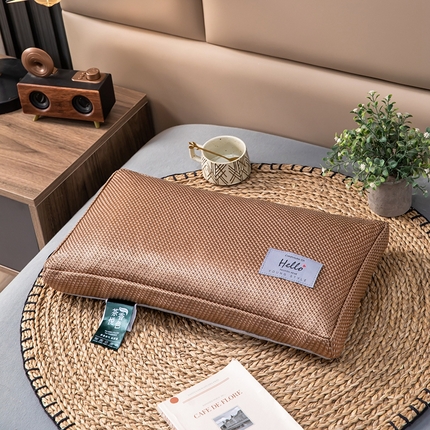 91家纺网 家纺一手货源 找家纺 （总）织布人 2024新款荞麦枕韩式凉感冰藤面包枕头茶香枕夏凉枕头午睡枕