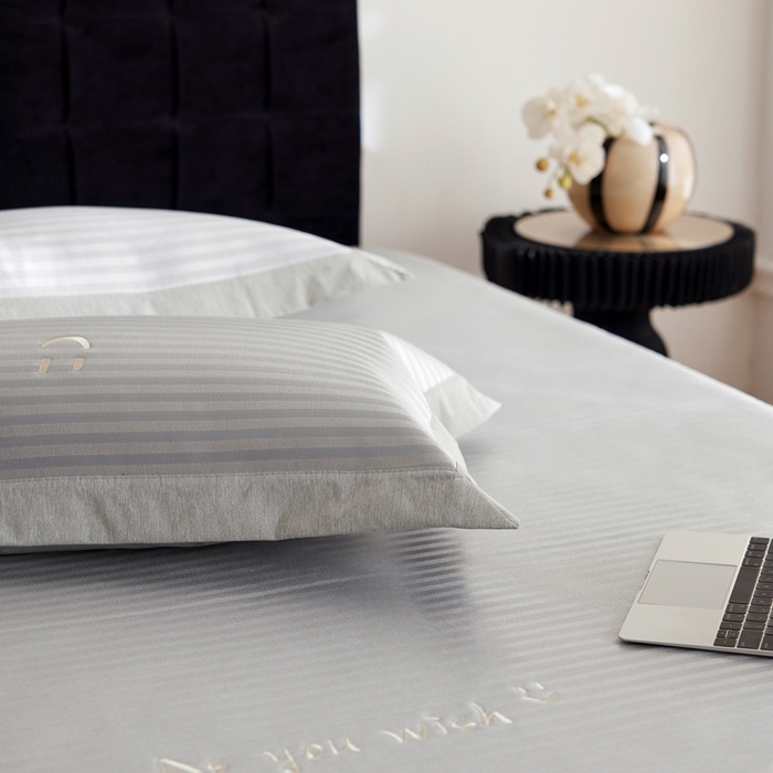 91家纺网 家纺一手货源 找家纺 时年家纺 2024新款wish笑脸冰丝凉席 wish 灰