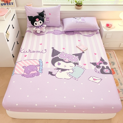 91家纺网 家纺一手货源 找家纺 （总）暮思家居 2024新款正版授权三丽鸥大阪全棉数码印花纯棉单品床笠