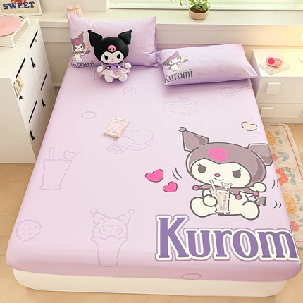 91家纺网 家纺一手货源 找家纺 （总）暮思家居 2024新款正版授权三丽鸥大阪全棉数码印花纯棉单品床笠