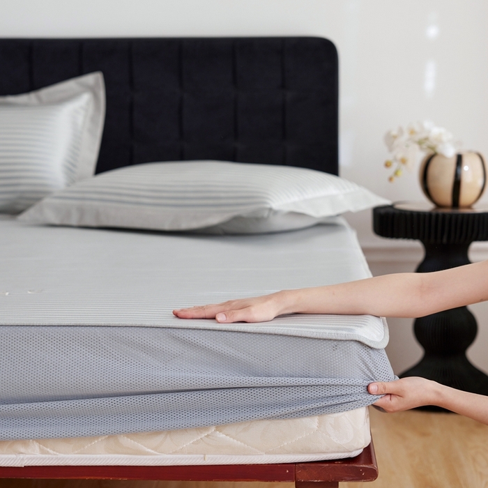 91家纺网 家纺一手货源 找家纺 时年家纺 2024新款wish笑脸冰丝凉席 wish 白