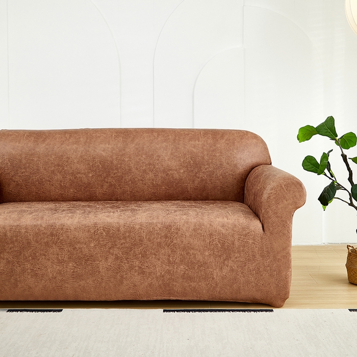 91家纺网 家纺一手货源 找家纺 共鸣沙发套 2024新款纳米科技布系列沙发套 科技布-棕黄