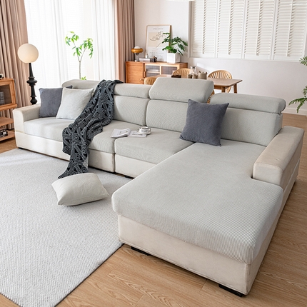 91家纺网 家纺一手货源 找家纺 （总）沐沐家纺 2026新款纯色灯芯绒沙发笠