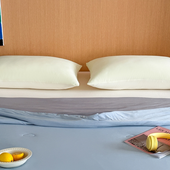 91家纺网 家纺一手货源 找家纺 昔可家纺 2024新款冰淇淋瓜瓜夏凉被 烟灰蓝