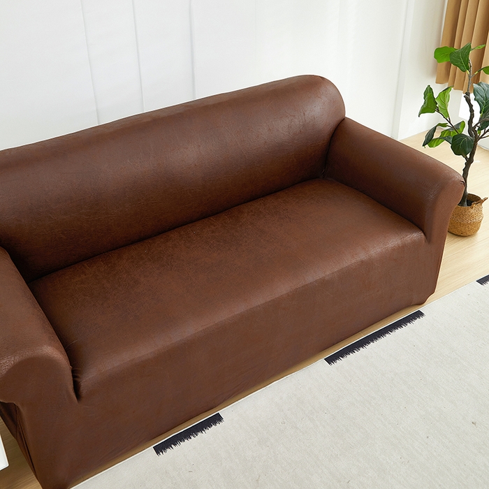 91家纺网 家纺一手货源 找家纺 共鸣沙发套 2024新款纳米科技布系列沙发套 科技布-深咖