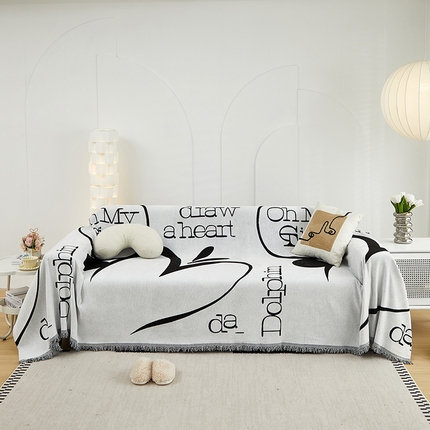 91家纺网 家纺一手货源 找家纺 （总）共鸣沙发套 2024新款雪尼尔提花系列沙发巾