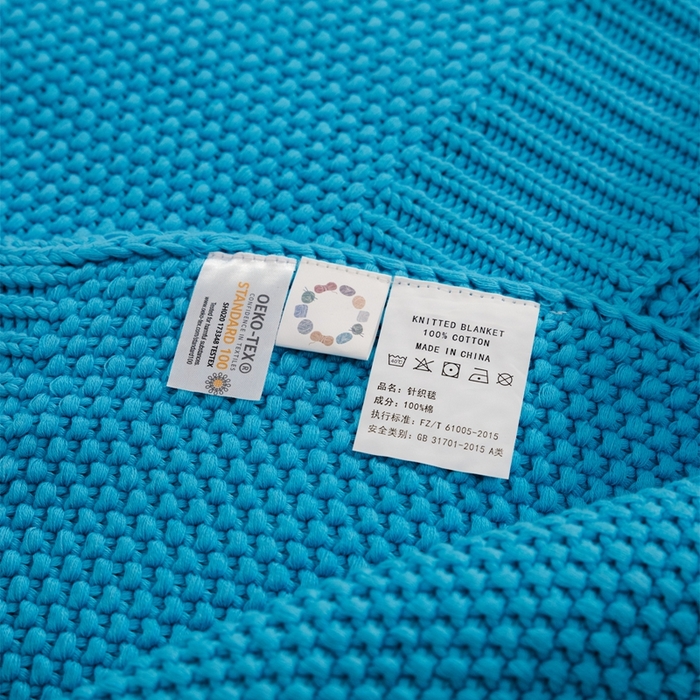 91家纺网 家纺一手货源 找家纺 暖绵绵家纺 2025新款全棉针织纯色毯子毛毯-艾悦 时尚兰