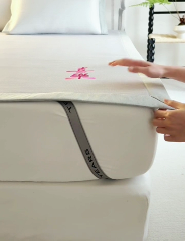 91家纺网 家纺一手货源 找家纺 时年家纺 2024新款喜乐刺绣冰藤席 喜乐灰